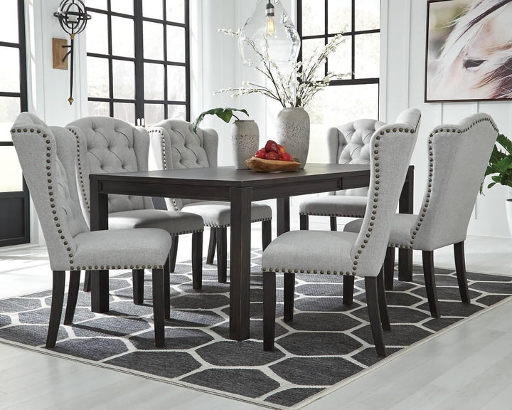 Jeanette Dining Table D702-25 Black/Gray Casual Casual Tables By Ashley - sofafair.com