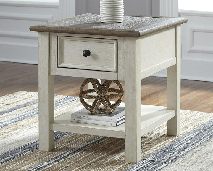 Bolanburg Coffee Table and 2 End Tables T637T3 White Casual Occasional Table Package By Ashley - sofafair.com