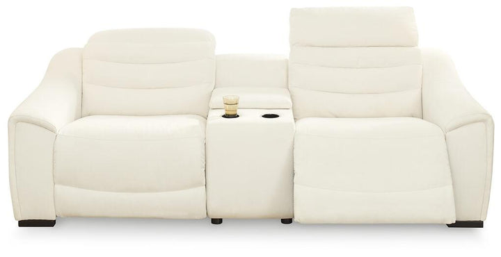 Next-Gen Gaucho 3-Piece Power Reclining Sectional 58505S2 White Contemporary Motion Sectionals By AFI - sofafair.com