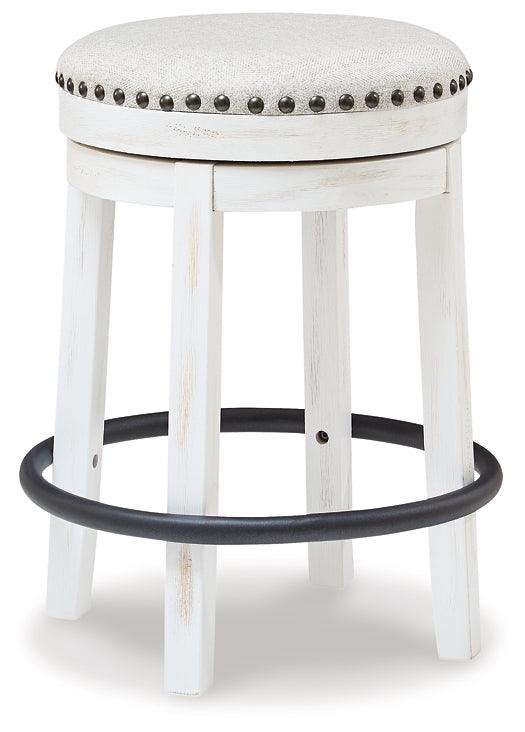 Valebeck Counter Height Stool D546-324 White Casual Barstools By Ashley - sofafair.com