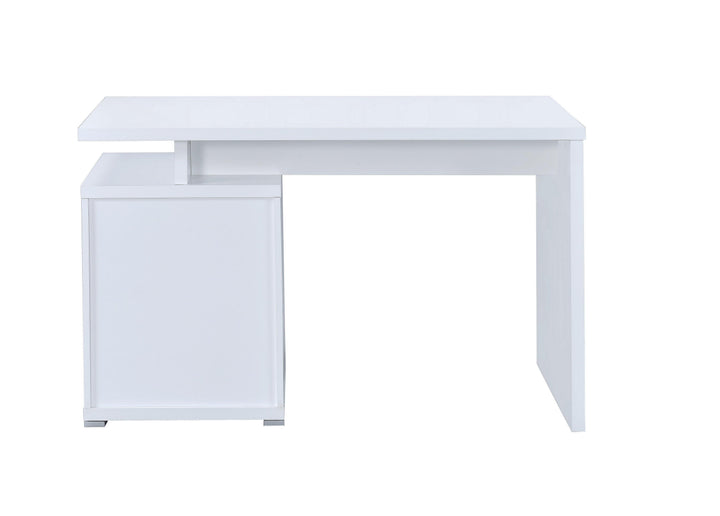 Irving 800110 White Casual Contemporary office desk By coaster - sofafair.com
