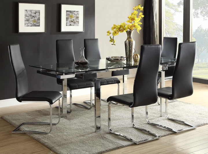 Wexford 106281 metal Dining Chair1 By coaster - sofafair.com