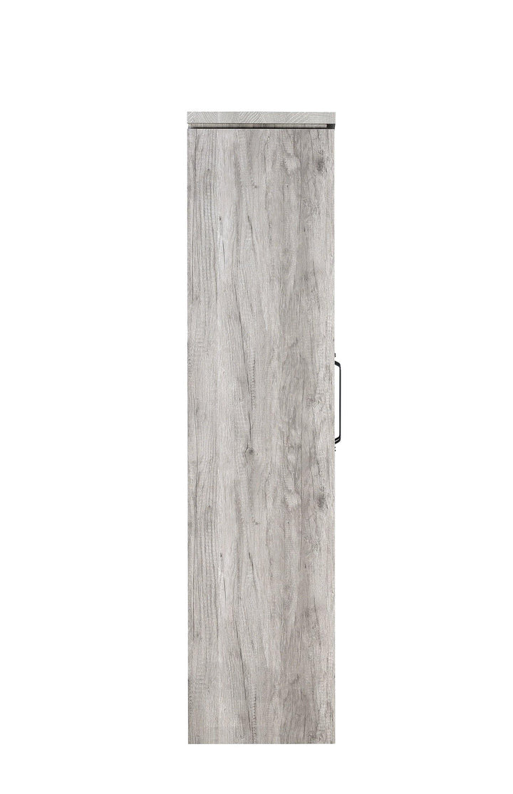 950783 Grey driftwood Rustic grey curio cabinet By coaster - sofafair.com