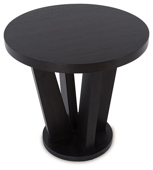 T458-6 Brown/Beige Contemporary Chasinfield End Table By Ashley - sofafair.com
