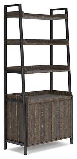 Zendex 72" Bookcase H304-17 Brown/Beige Contemporary Home Office Storage By Ashley - sofafair.com