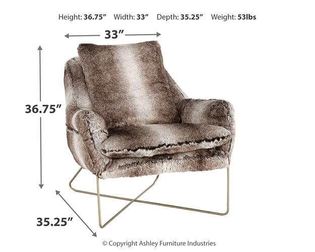 Wildau Accent Chair A3000054 Black/Gray Contemporary Accent Chairs - Free Standing By Ashley - sofafair.com