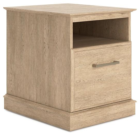 Elmferd File Cabinet H302-12 Brown/Beige Contemporary Home Office Storage By Ashley - sofafair.com