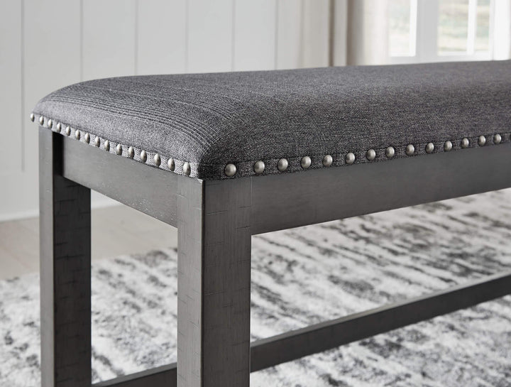 Myshanna Dining Bench D629-09 Black/Gray Casual Casual Seating By Ashley - sofafair.com