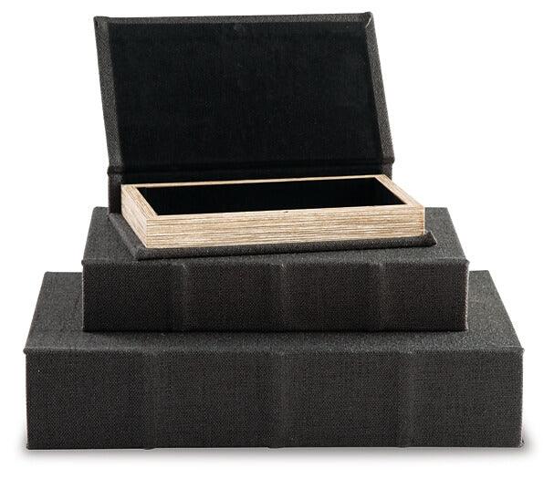 A2000489 Black/Gray Casual Jolina Box (Set of 3) By AFI - sofafair.com