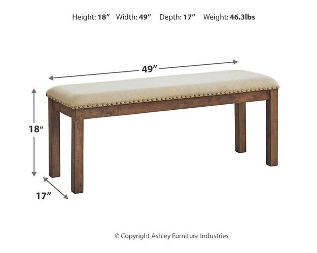 Moriville Dining Bench D631-00 Brown/Beige Casual Casual Seating By Ashley - sofafair.com