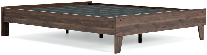 Calverson Queen Platform Bed EB3660-113 Brown/Beige Casual Master Beds By Ashley - sofafair.com