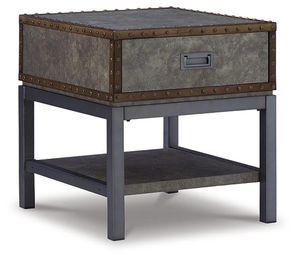 Derrylin End Table T973-3 Black/Gray Casual Motion Occasionals By Ashley - sofafair.com