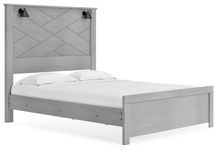 Cottonburg Queen Panel Bed B1192B7 Black/Gray Casual Master Beds By Ashley - sofafair.com