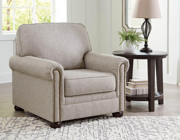 Gaelon Chair 3730720 Brown/Beige Casual Stationary Upholstery By AFI - sofafair.com