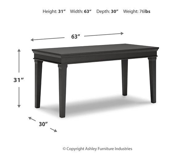 Beckincreek Home Office Desk H778-44 Black/Gray Traditional Desks By Ashley - sofafair.com