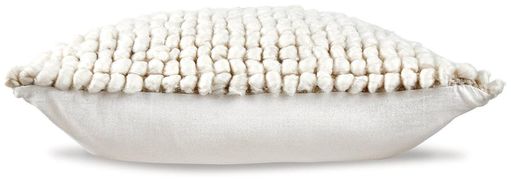 A1000956P White Casual Aavie Pillow By Ashley - sofafair.com