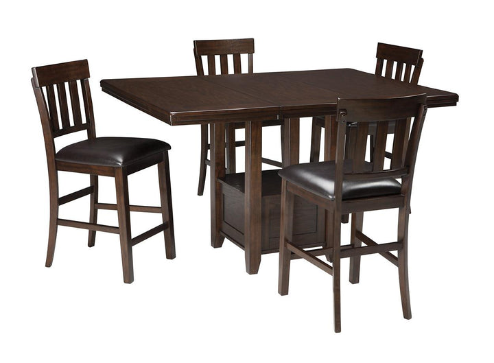 Haddigan Counter Height Dining Extension Table D596-42 Brown/Beige Casual Formal Tables By Ashley - sofafair.com