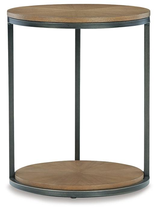 Fridley End Table T964-6 Brown/Beige Contemporary Motion Occasionals By Ashley - sofafair.com