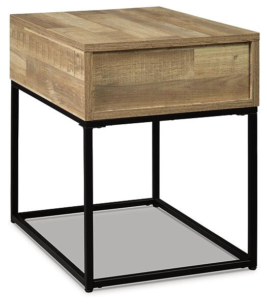 T150-3 Natural Contemporary Gerdanet End Table By Ashley - sofafair.com