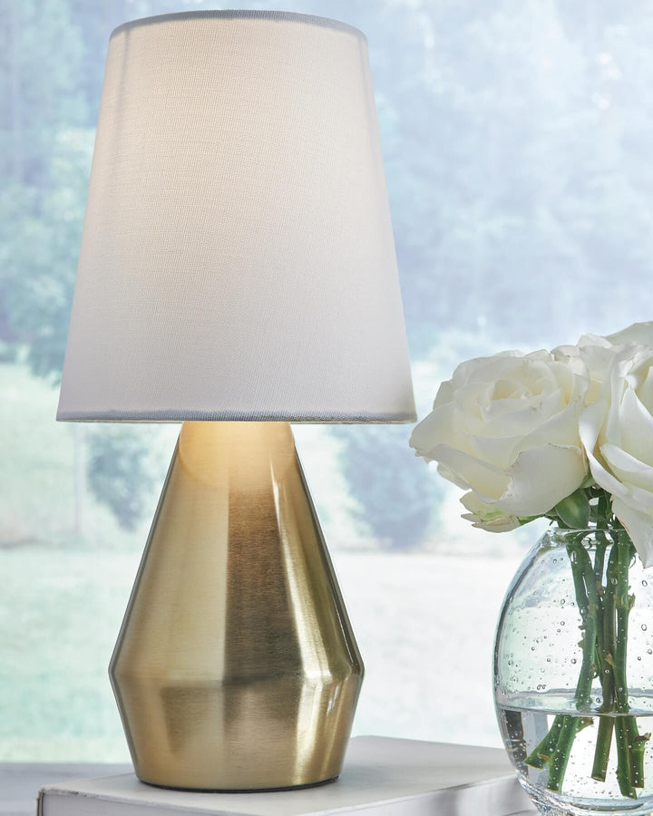 L204404 Metallic Contemporary Lanry Table Lamp By AFI - sofafair.com