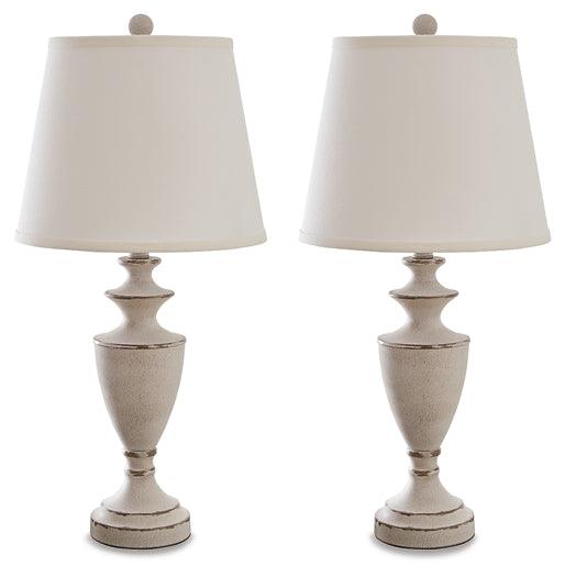 Dorcher Table Lamp (Set of 2) L204424 Black/Gray Traditional Table Lamp Pair By Ashley - sofafair.com