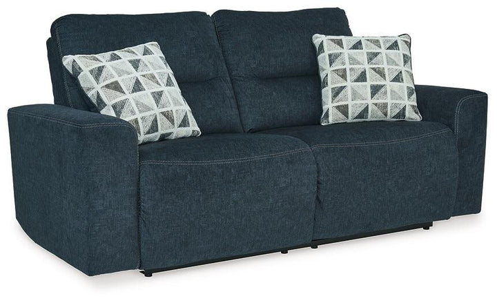 Paulestein Power Reclining Sofa 1550447 Blue Contemporary Motion Upholstery By AFI - sofafair.com