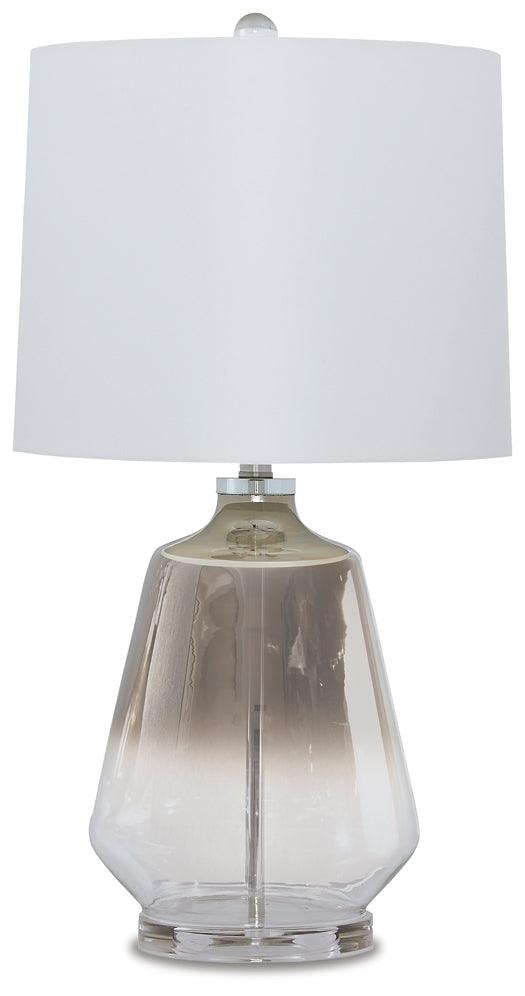 L430414 Black/Gray Contemporary Jaslyn Table Lamp By Ashley - sofafair.com