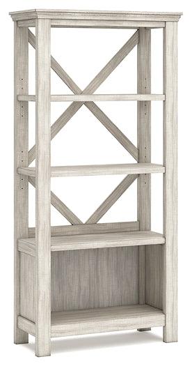 Carynhurst 75" Bookcase H755-17 White Casual Home Office Cases By Ashley - sofafair.com