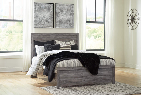 Bronyan Queen Panel Bed B1290B2 Black/Gray Contemporary Master Beds By Ashley - sofafair.com
