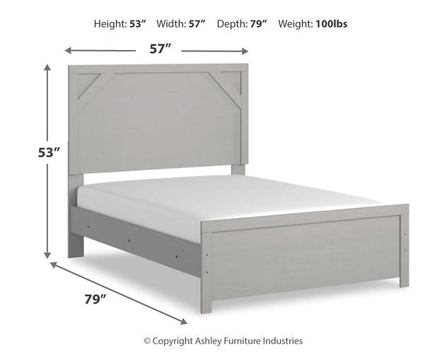 Cottonburg Full Panel Bed B1192B4 Black/Gray Casual Youth Beds By Ashley - sofafair.com