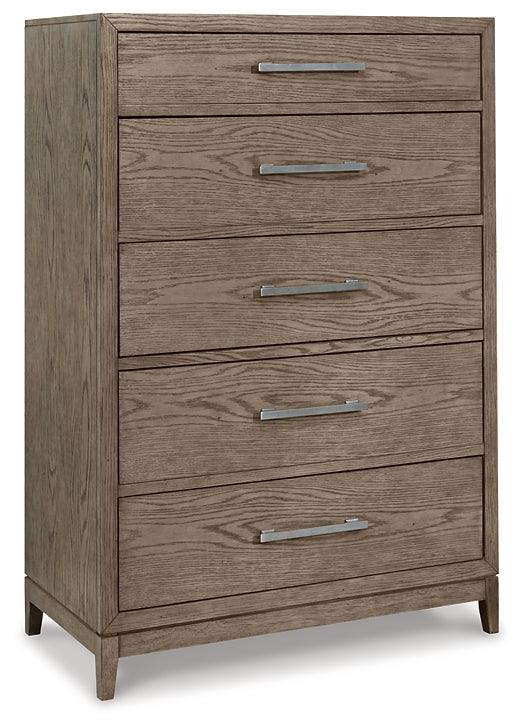 Chrestner Chest of Drawers B983-46 Black/Gray Contemporary Master Bed Cases By Ashley - sofafair.com