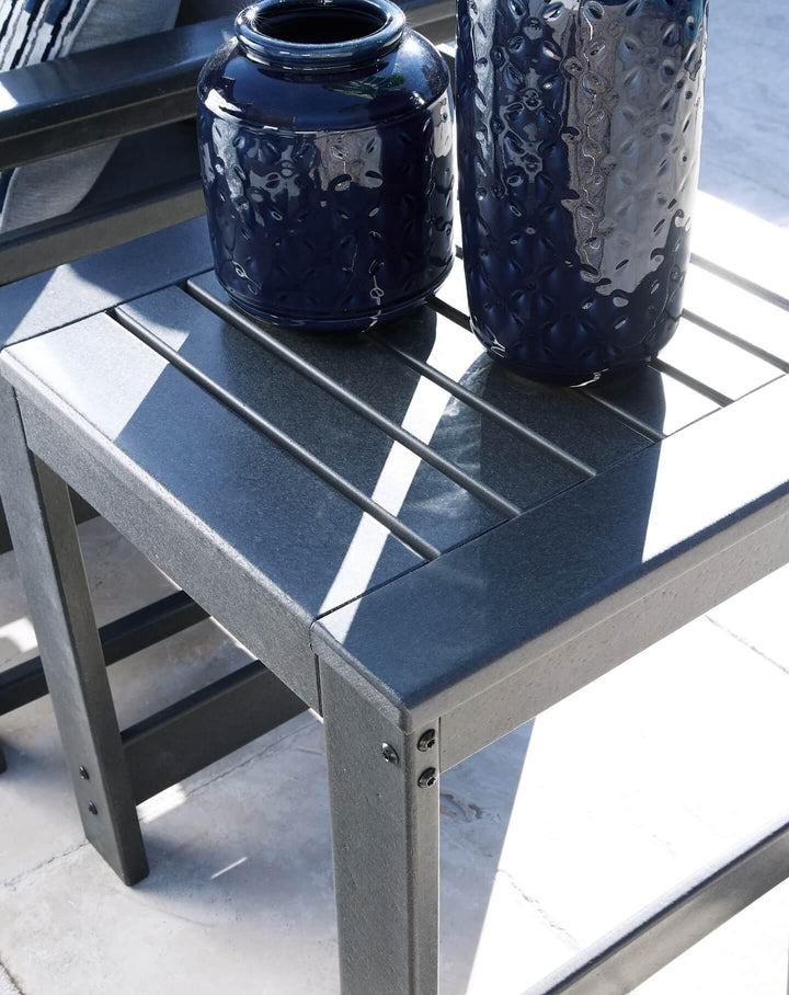 P417-702 Black/Gray Casual Amora Outdoor End Table By Ashley - sofafair.com
