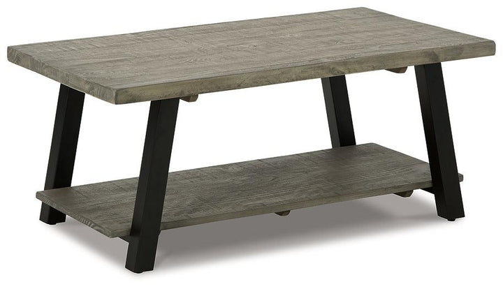 Brennegan Coffee Table T323-1 Black/Gray Casual Cocktail Table By Ashley - sofafair.com