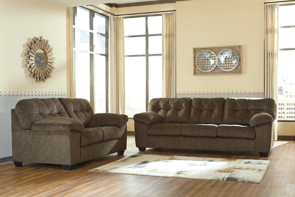 Accrington Sofa with Recliner 70508U2 Earth Contemporary Stationary Upholstery Package By AFI - sofafair.com