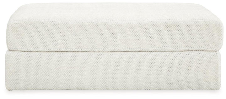 3140308 White Contemporary Karinne Oversized Accent Ottoman By Ashley - sofafair.com