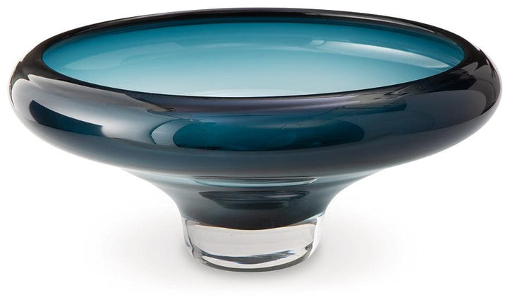 A2900017 Blue Contemporary Vallborough Bowl By Ashley - sofafair.com