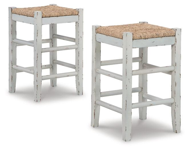 Mirimyn Counter Height Bar Stool D508-224 White Casual Barstools By Ashley - sofafair.com