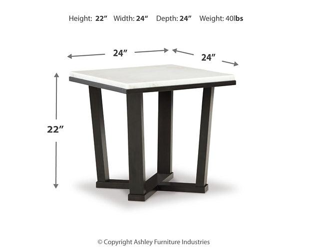 T770-2 White Contemporary Fostead End Table By Ashley - sofafair.com