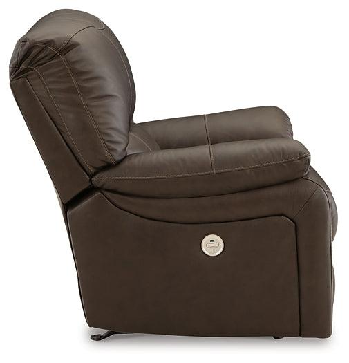 Leesworth Power Recliner U4380898 Brown/Beige Contemporary Motion Recliners - Free Standing By Ashley - sofafair.com