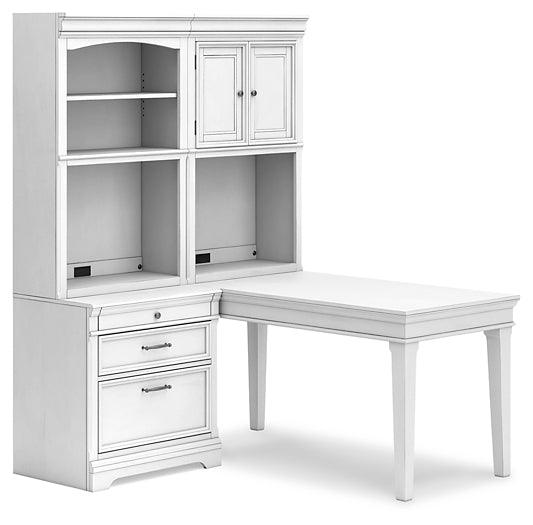 Kanwyn Bookcase H777H5 White Traditional Home Office Storage By Ashley - sofafair.com