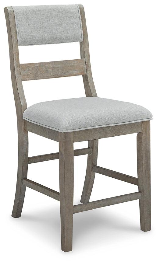 Moreshire Counter Height Bar Stool D799-124 Brown/Beige Casual Barstool By Ashley - sofafair.com