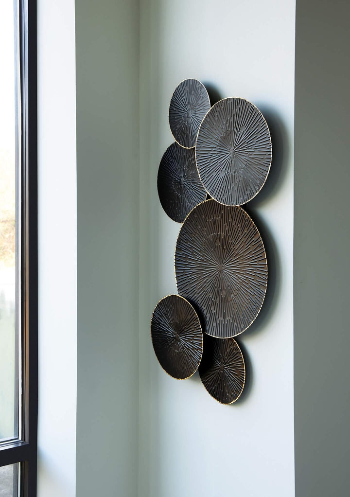 Rhetlen Wall Decor A8010301 Black/Gray Contemporary Wall Art Sculptures By Ashley - sofafair.com