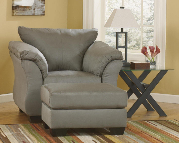 Darcy Chair 7500520 Cobblestone Contemporary Stationary Upholstery By AFI - sofafair.com