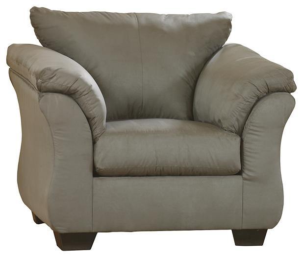 Darcy Chair 7500520 Cobblestone Contemporary Stationary Upholstery By AFI - sofafair.com