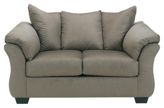 Darcy Loveseat 7500535 Cobblestone Contemporary Stationary Upholstery By AFI - sofafair.com