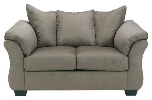 Darcy Sofa Chaise with Loveseat 75005U6 Cobblestone Contemporary Stationary Upholstery Package By AFI - sofafair.com