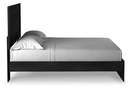 Belachime King Panel Bed B2589B4 Black/Gray Casual Master Beds By Ashley - sofafair.com