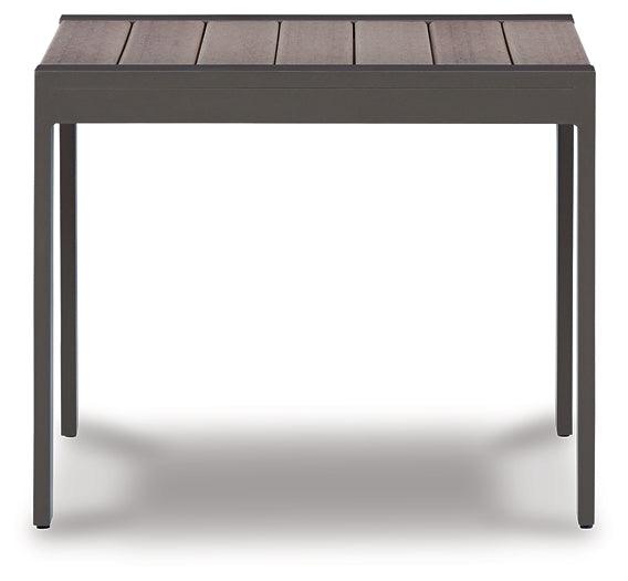 P514-702 Brown/Beige Casual Tropicava Outdoor End Table By Ashley - sofafair.com