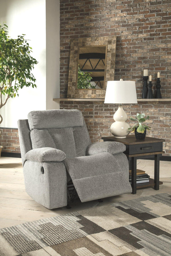 Mitchiner Recliner 7620425 Fog Contemporary Motion Upholstery By AFI - sofafair.com