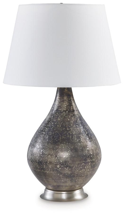 L430834 Black/Gray Traditional Bluacy Table Lamp By Ashley - sofafair.com